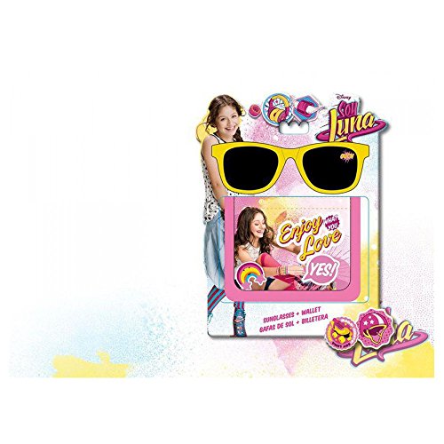 Soy Luna - Soy Luna - Set Regalo con Gafas de Sol y Billetera (Kids Euroswan KD-WD18011), Unica (Kids Euroswan WD18011)