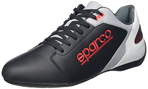 Sparco S00126346NRRS Zapatillas SL-17 Talla 46 Negro Rojo