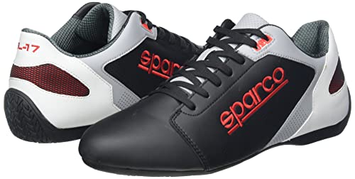 Sparco S00126346NRRS Zapatillas SL-17 Talla 46 Negro Rojo