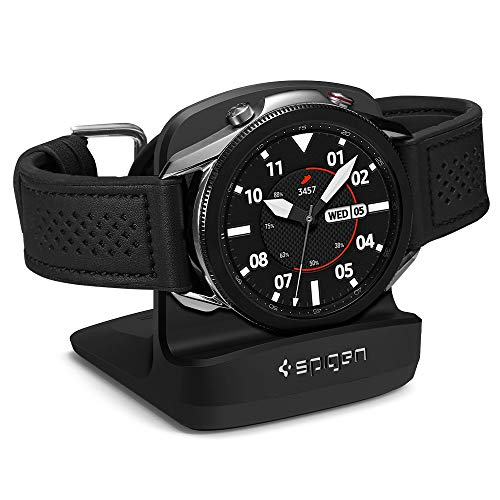 Spigen S352 Compatible con Galaxy Watch 4 Base de Carga/Galaxy Watch 3 Base de Carga/Galaxy Watch Active Base de Carga - Negro