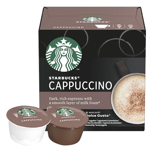 STARBUCKS Cappuccino De Nescafe Dolce Gusto Cápsulas De Café 6 X Caja De 12 Unidades