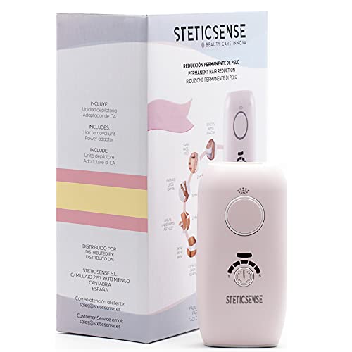 Stetic Sense – Advance | Depiladora de Luz Pulsada Profesional IPL | Depiladora Facial y Corporal para Mujer y Hombre | Depilación Láser en Casa