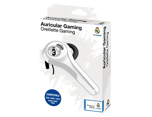 Subsonic - Auricular Gaming y Kit peatón Licencia Oficial Real Madrid Compatible Playstation 4 - PS4 Pro - PS4 Slim - Xbox One - PS3 - Smartphone - Tableta - iPhone 4 - iPhone 5 iPhone 6