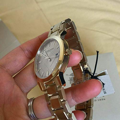 Suizo Rara Oro Fecha Dial 38mm Unisex Hombres Mujeres Reloj De Pulsera La Ciudad BU9033