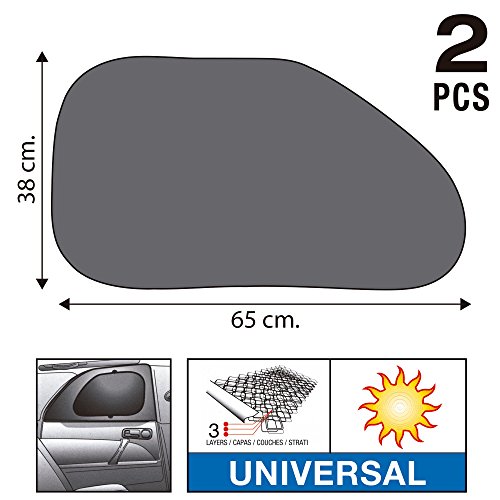 Sumex 4410008 - Parasol Lateral, Negro, 38 x 65 cm