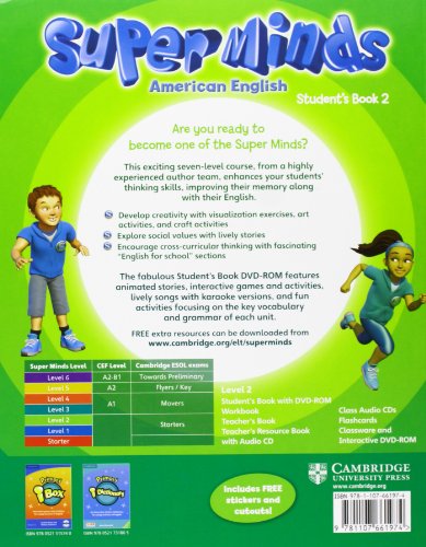 Super Minds American English 2 Student's Book with DVD-ROM - 9781107661974