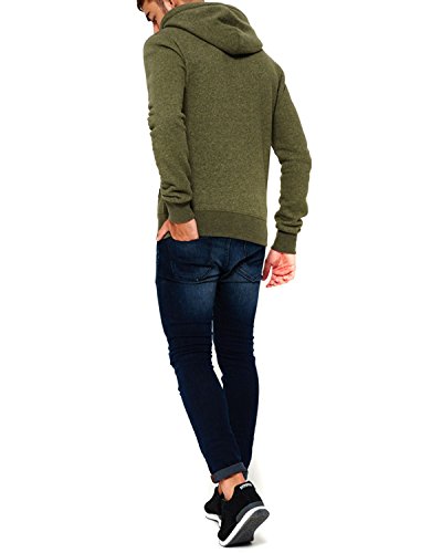 Superdry M20002APF5 suéter, Verde (Fern Green Grit), (Talla del Fabricante: Small) para Hombre