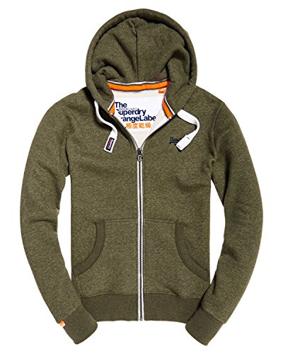 Superdry M20002APF5 suéter, Verde (Fern Green Grit), (Talla del Fabricante: Small) para Hombre