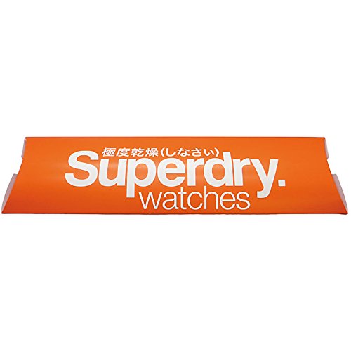 Superdry Reloj Analógico para Hombre de Cuarzo con Correa en Silicona SYG169W