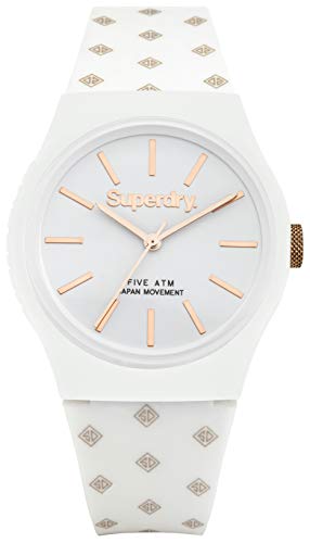 Superdry Reloj Analógico para Unisex, Adulto de maquinaria Japonesa de Cuarzo con Correa en Sintetico SYG166WRG