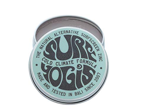 SURFYOGIS Original, 100% natural, Surfscreen con óxido de zinc, fórmula para clima frío, bloqueador solar, protector solar, 60 g, no daña los arrecifes, surfear