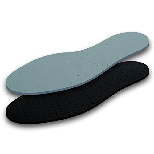 Tacco Sani, Plantillas Zapatos Recortables a Medida con Carbón Activo Absorbe Olores, Acolchado para Transpiración y tener los Pies Frescos, para Hombres y Mujeres