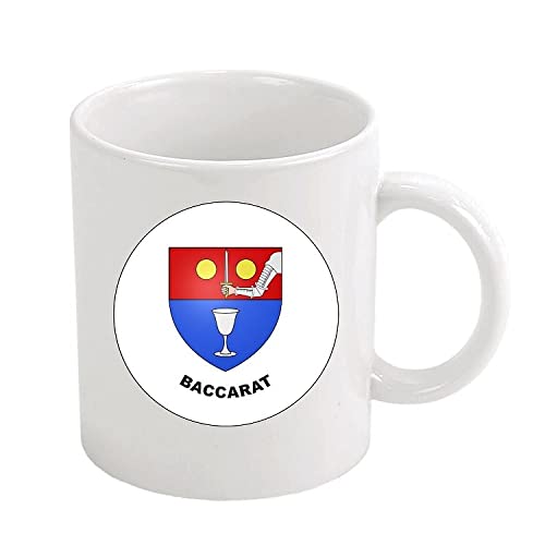 TAZA ESCUDO HERALDICO BLASON ARMORIAL BACCARAT MEURTHE-ET-MOSELLE FRANCE