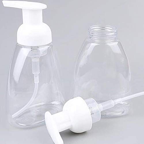 Tebery 12 unidades dispensadores de jabón en espuma pump-bottles para jabón líquido, 250 ml, uso con Castilla Jabón, DIY Jabón Líquido, jabón, el cuerpo lavado y más