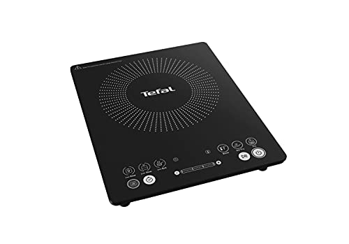 Tefal Everyday Slim - Placa de inducción portatil, 6 modos automáticos, 1 control manual, 240 C, hasta 2100 W, color negro