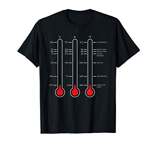 Temperatura cero absoluta de la ciencia Celsius Fahrenheit Camiseta