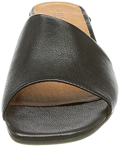 TEN POINTS Milde, Sandalias Planas Mujer, Black, 37 EU