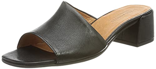 TEN POINTS Milde, Sandalias Planas Mujer, Black, 40 EU