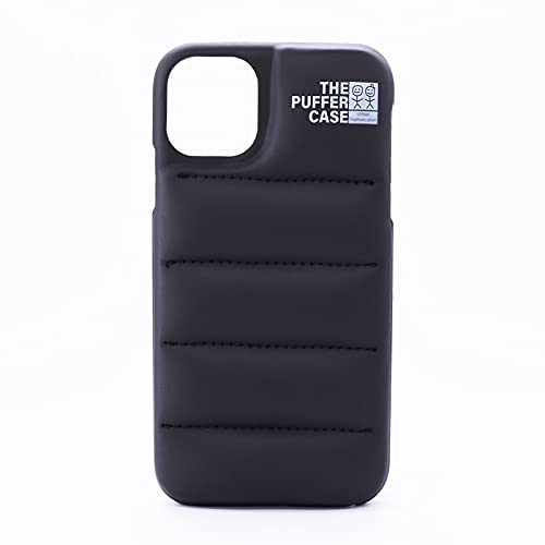 The Puffer - Funda protectora para iPhone 11 de 6,1 pulgadas 2019, 3D de lujo con plumón Soft Touch para iPhone 11 de 6,1 pulgadas (negro)