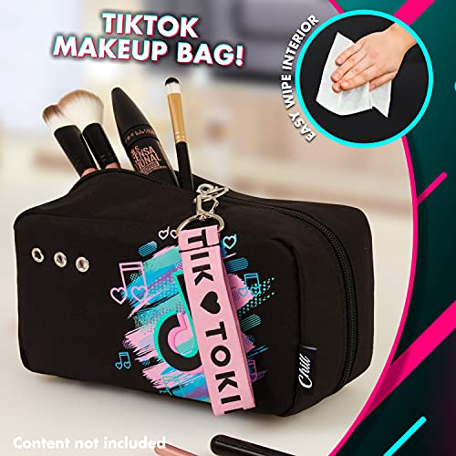 TikTok Neceser Maquillaje para Niñas y Mujer, Neceser Viaje, Bolsa de Aseo y Maquillaje