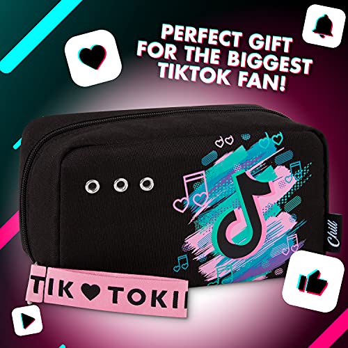 TikTok Neceser Maquillaje para Niñas y Mujer, Neceser Viaje, Bolsa de Aseo y Maquillaje