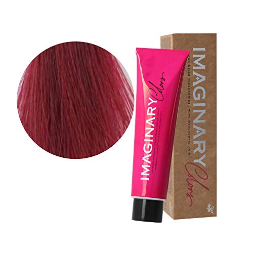 Tinte pelo mujer profesional, Coloración permanente, 100 ml (Castaño claro rojo extremo R-5.6)