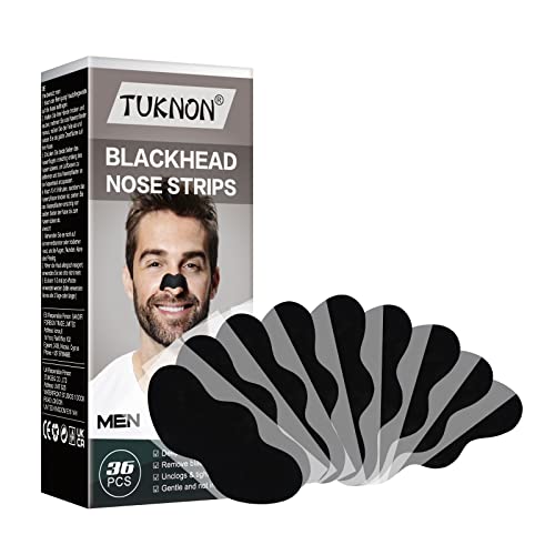 Tiras Nasales De Eliminación De Puntos Negros, Tiras De Espinillas, Blackhead Nose Strips, Nose Strips, Tiras De Limpieza Profunda Para Hombres, 36 Piezas