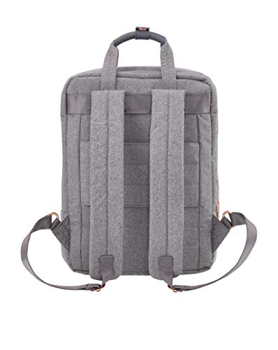 TITAN Exklusiver Schick: Gepäckserie „BARBARA & TITAN®“, BARBARA Magazin und Barbara Schöneberger Mochila tipo casual 38 centimeters 12 Gris (Grey)