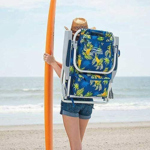 Tommy Bahama Silla de playa, tiras verdes