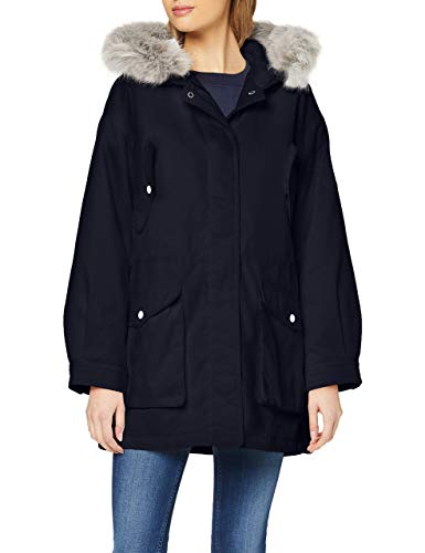 Tommy Hilfiger Miller Insulated Parka Abrigo, Desert Sky, Talla única (Talla del Fabricante: M-L) para Mujer