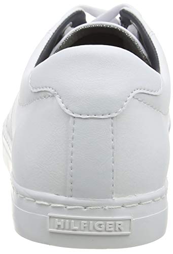 Tommy Hilfiger, Zapatillas Hombre, Blanco (White 100), 43 EU