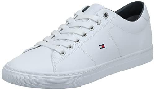 Tommy Hilfiger, Zapatillas Hombre, Blanco (White 100), 43 EU