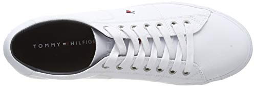 Tommy Hilfiger, Zapatillas Hombre, Blanco (White 100), 43 EU