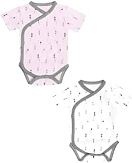 TOUS BABY - Set de 2 bodys cuzados para tu Bebé. Estampado con Ositos Luminary (Rosa, 6 Meses)