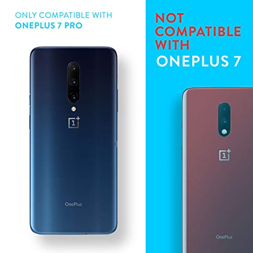 TUDIA OnePlus 7 Pro Estuche, Slim-Fit [Serie Merge] Estuche para Teléfono Extreme Protective Premium de Doble Capa para OnePlus 7 Pro (2019) (Negro Mate)