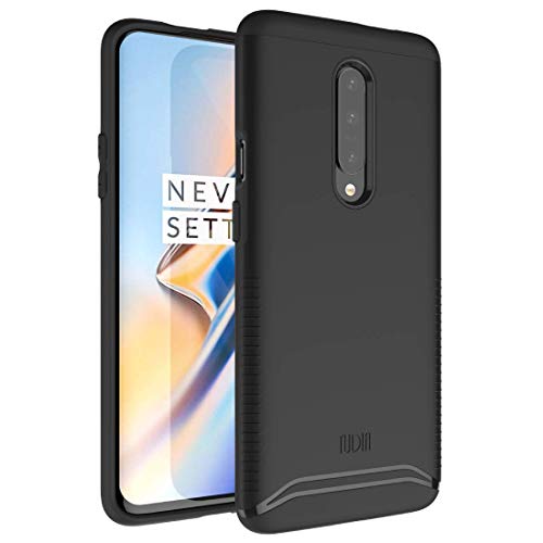 TUDIA OnePlus 7 Pro Estuche, Slim-Fit [Serie Merge] Estuche para Teléfono Extreme Protective Premium de Doble Capa para OnePlus 7 Pro (2019) (Negro Mate)