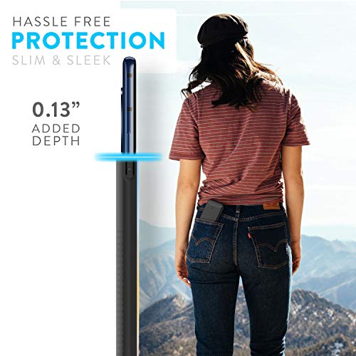 TUDIA OnePlus 7 Pro Estuche, Slim-Fit [Serie Merge] Estuche para Teléfono Extreme Protective Premium de Doble Capa para OnePlus 7 Pro (2019) (Negro Mate)