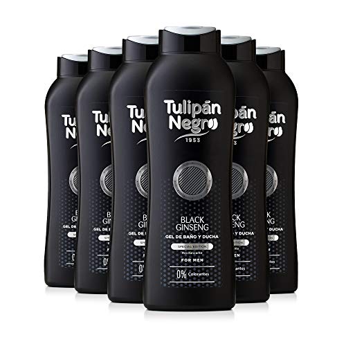 Tulipán Negro Gel de Baño Black , 720 Mililitros, Pack de 6