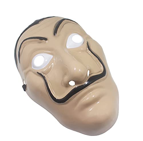 Udekit Salvador Dali Máscara Para Adultos Halloween Acción De Gracias Pascua Navidad Ostüm Cosplay Masquerade Bar Decoración (1Piezas)