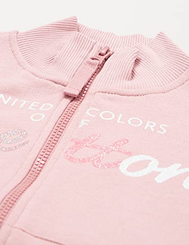 United Colors of Benetton Giacca M/L 3j68c5972 Suter crdigan, Rosa 223, 110 cm para Niñas