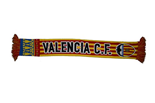 Valencia CF Bufvcf Bufanda Doble HD, Adultos Unisex, Naranja/Blanco, Talla Única