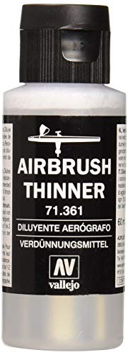 VALLEJO 71361 Auxiliar Thinnrt Diluyente Ae + Limpiador Aerógrafo 200 Ml