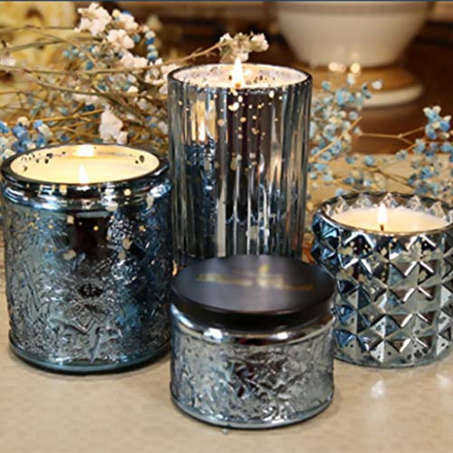 Velas De Aromaterapia Velas Perfumadas con Aceites Esenciales, Velas Perfumadas De Cristal De Cielo Estrellado para El Hogar, Velas Románticas Sin Humo para Restaurantes, Regalos Navideños