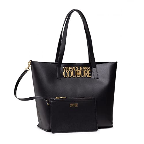 Versace Bolso Jeans Couture shopper logo 71VA4BL8 71879 899 negro