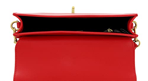 Versace Jeans Couture Red Logo Clasp Bag para mujer