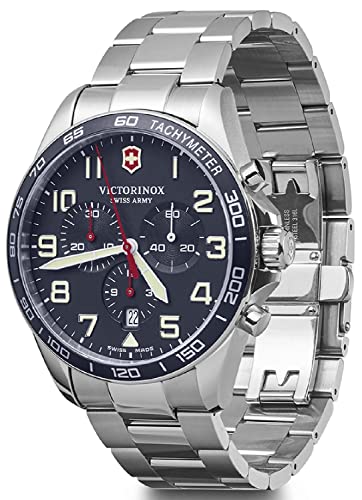 VICTORINOX SWISS ARMY Reloj Analógico para Hombre de Automático con Correa en Acero Inoxidable V241857