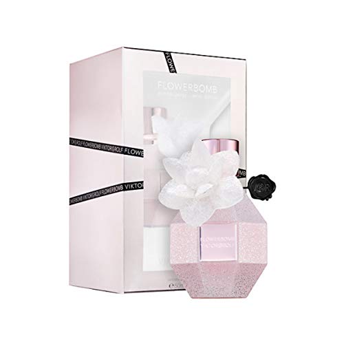 Viktor & Rolf Flowerbomb Eau De Parfum Spray (Pink Crystal Limited Edition) 50ml