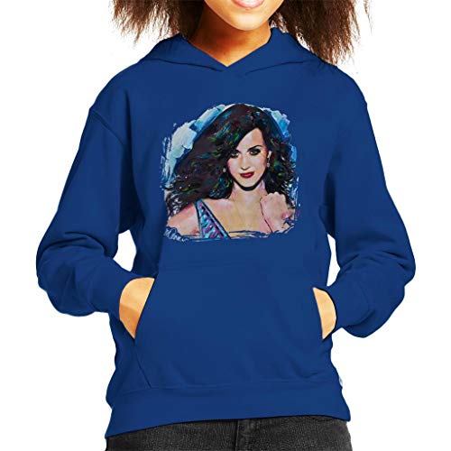 VINTRO Katy Perry - Sudadera con Capucha para niños, diseño de Sidney Maurer (XL,Royal Blue)