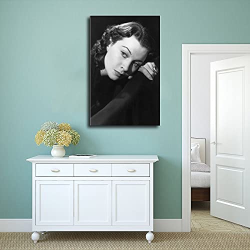 Vivien Leigh 11 - Póster de lona para decoración de la sala de estar, dormitorio, sin marco, 50 x 75 cm