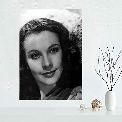 Vivien Leigh Movie Actress Cartel Lienzo Pintura HD Imprimir Arte de la pared Fotos Oficina Bar Mural Home Decor 40 * 60cm (Sin marco)